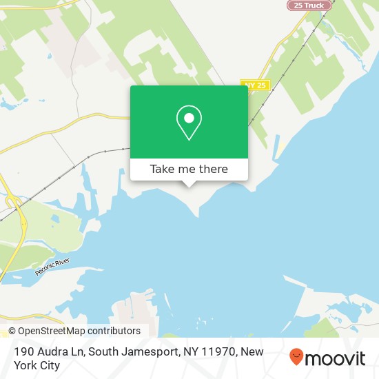 190 Audra Ln, South Jamesport, NY 11970 map