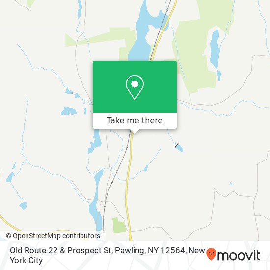 Old Route 22 & Prospect St, Pawling, NY 12564 map