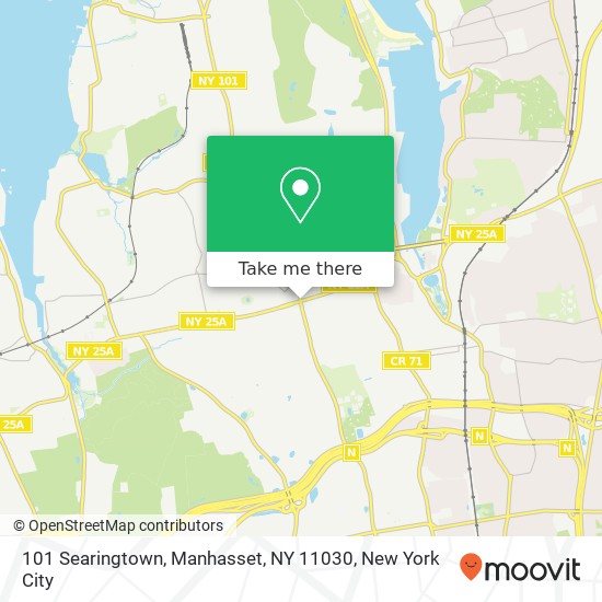 101 Searingtown, Manhasset, NY 11030 map