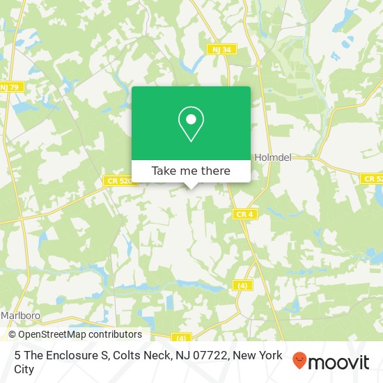 5 The Enclosure S, Colts Neck, NJ 07722 map