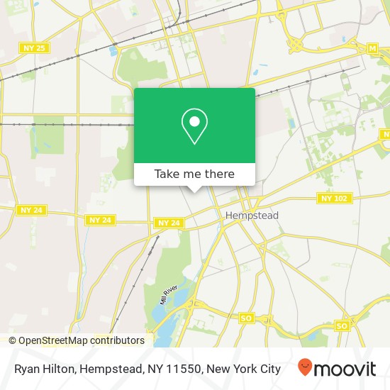 Mapa de Ryan Hilton, Hempstead, NY 11550