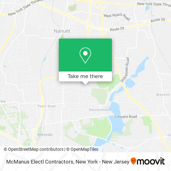 McManus Electl Contractors map