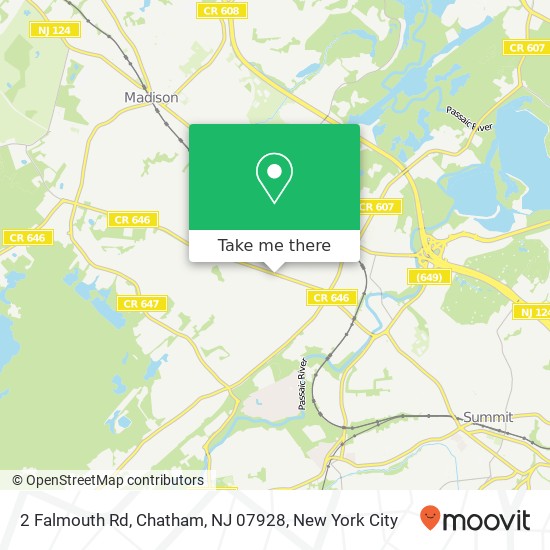 2 Falmouth Rd, Chatham, NJ 07928 map