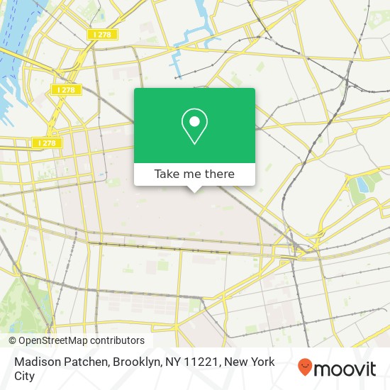 Madison Patchen, Brooklyn, NY 11221 map