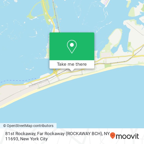 Mapa de 81st Rockaway, Far Rockaway (ROCKAWAY BCH), NY 11693