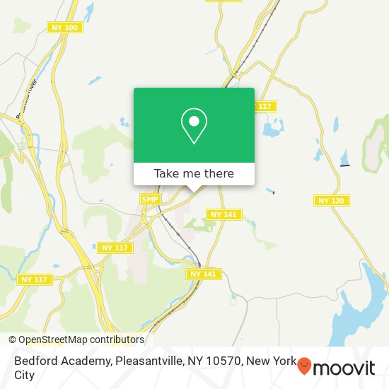 Mapa de Bedford Academy, Pleasantville, NY 10570