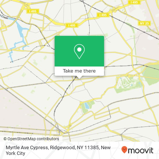 Myrtle Ave Cypress, Ridgewood, NY 11385 map