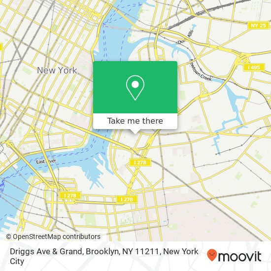 Driggs Ave & Grand, Brooklyn, NY 11211 map