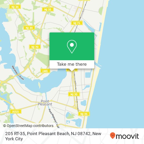 205 RT-35, Point Pleasant Beach, NJ 08742 map