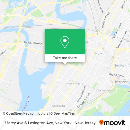 Marcy Ave & Lexington Ave map