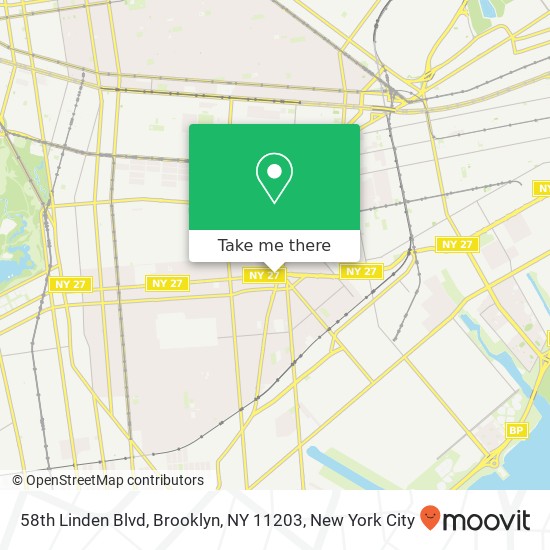58th Linden Blvd, Brooklyn, NY 11203 map