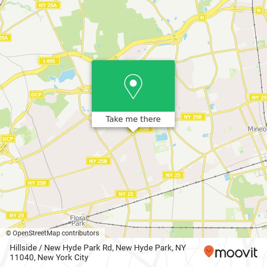 Hillside / New Hyde Park Rd, New Hyde Park, NY 11040 map