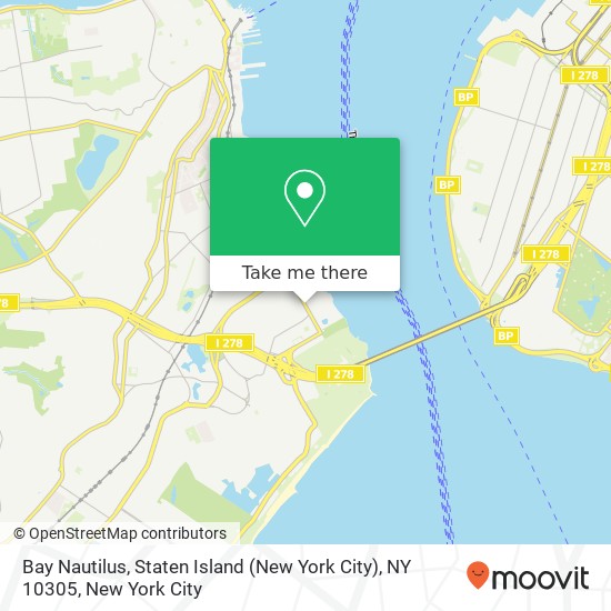 Mapa de Bay Nautilus, Staten Island (New York City), NY 10305