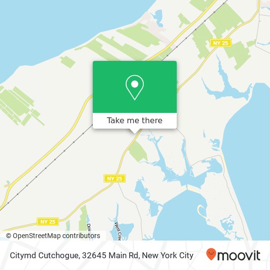 Mapa de Citymd Cutchogue, 32645 Main Rd