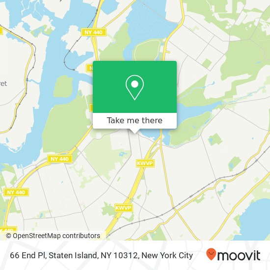 66 End Pl, Staten Island, NY 10312 map