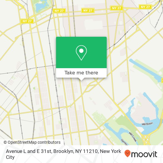 Avenue L and E 31st, Brooklyn, NY 11210 map