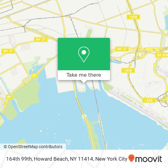 Mapa de 164th 99th, Howard Beach, NY 11414