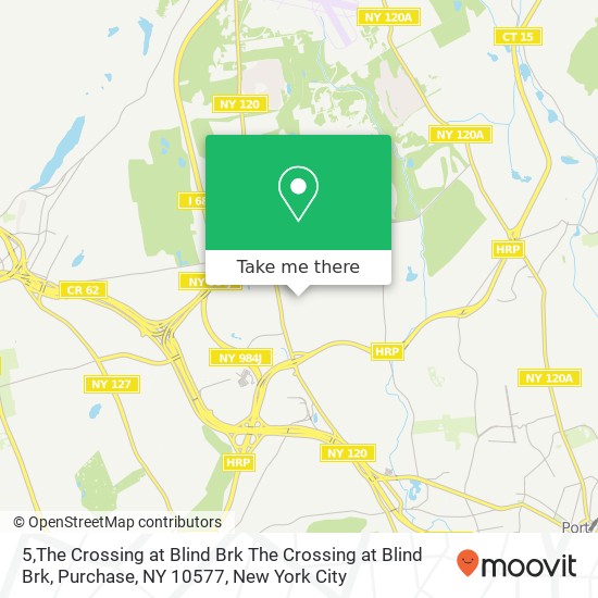 Mapa de 5,The Crossing at Blind Brk The Crossing at Blind Brk, Purchase, NY 10577