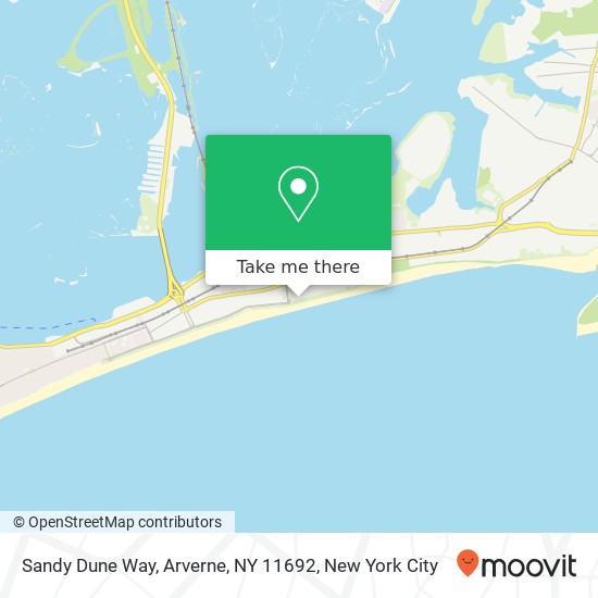 Mapa de Sandy Dune Way, Arverne, NY 11692