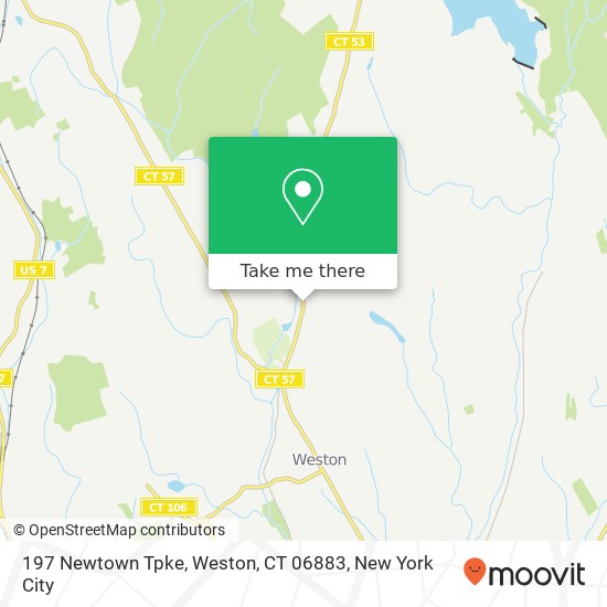 Mapa de 197 Newtown Tpke, Weston, CT 06883