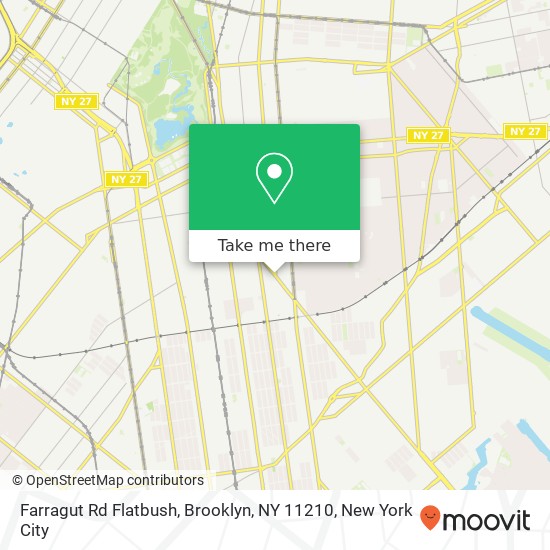 Farragut Rd Flatbush, Brooklyn, NY 11210 map