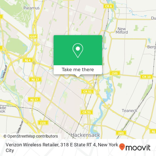 Verizon Wireless Retailer, 318 E State RT 4 map