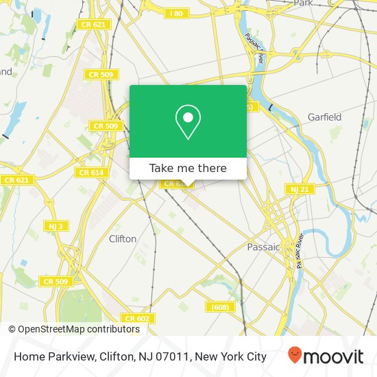 Home Parkview, Clifton, NJ 07011 map