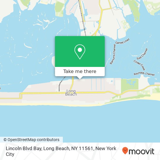 Lincoln Blvd Bay, Long Beach, NY 11561 map