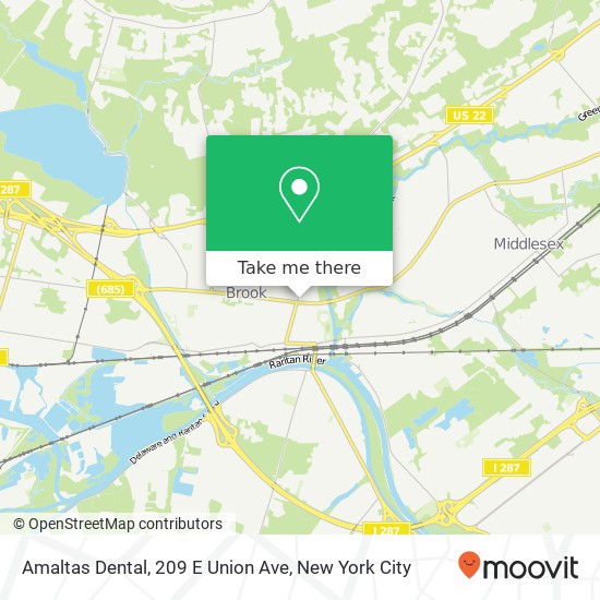 Mapa de Amaltas Dental, 209 E Union Ave