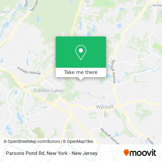 Mapa de Parsons Pond Rd