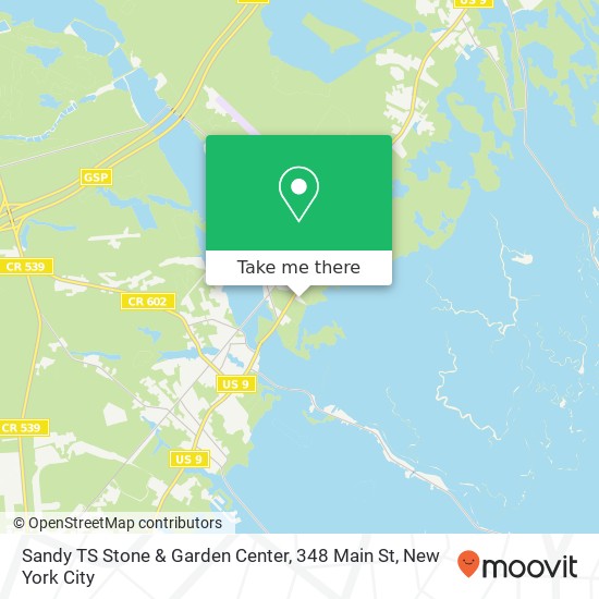 Mapa de Sandy TS Stone & Garden Center, 348 Main St