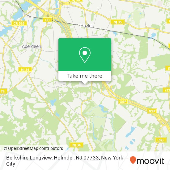 Berkshire Longview, Holmdel, NJ 07733 map