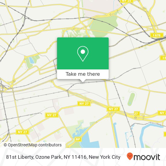 Mapa de 81st Liberty, Ozone Park, NY 11416