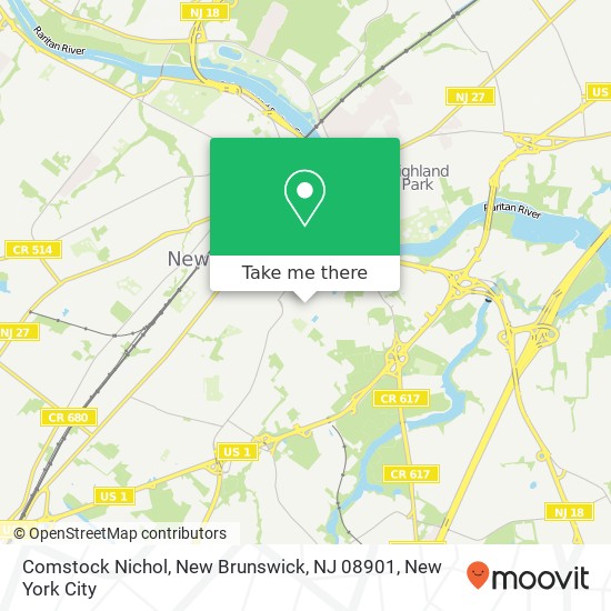 Comstock Nichol, New Brunswick, NJ 08901 map