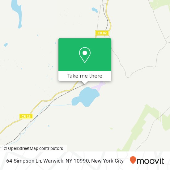 64 Simpson Ln, Warwick, NY 10990 map