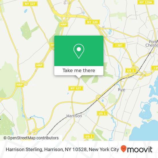 Mapa de Harrison Sterling, Harrison, NY 10528