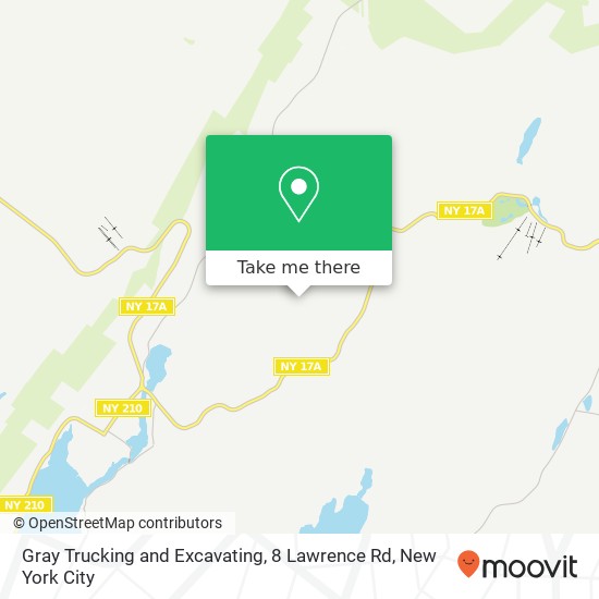 Mapa de Gray Trucking and Excavating, 8 Lawrence Rd