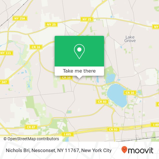 Nichols Bri, Nesconset, NY 11767 map