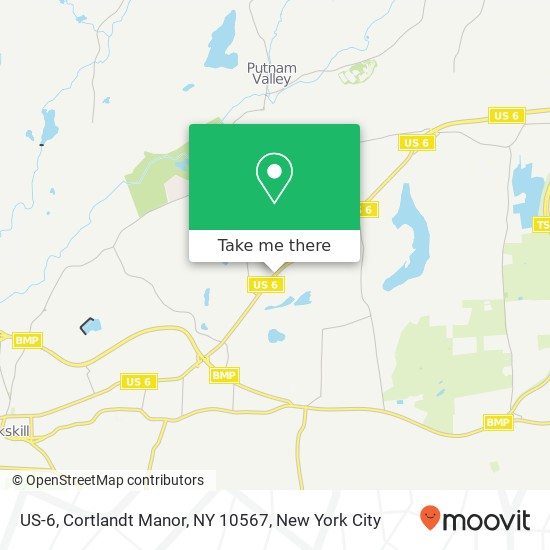 Mapa de US-6, Cortlandt Manor, NY 10567