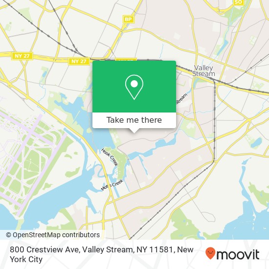 800 Crestview Ave, Valley Stream, NY 11581 map