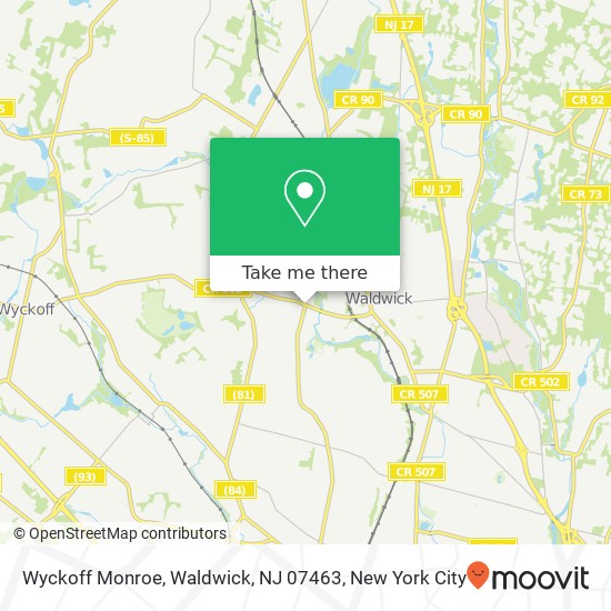 Wyckoff Monroe, Waldwick, NJ 07463 map