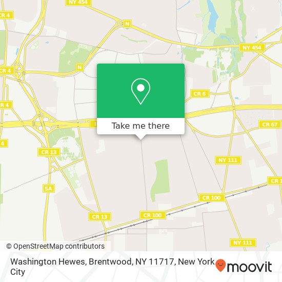 Washington Hewes, Brentwood, NY 11717 map