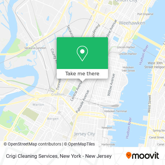 Mapa de Crigi Cleaning Services