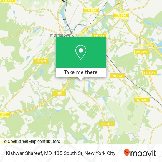 Kishwar Shareef, MD, 435 South St map