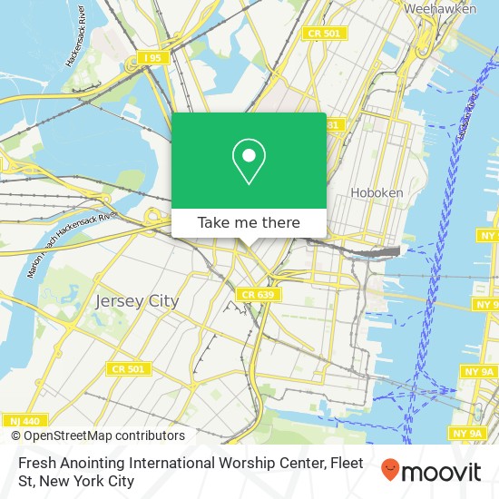 Fresh Anointing International Worship Center, Fleet St map