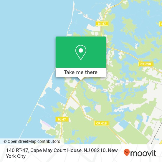 140 RT-47, Cape May Court House, NJ 08210 map