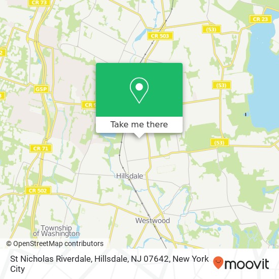 St Nicholas Riverdale, Hillsdale, NJ 07642 map