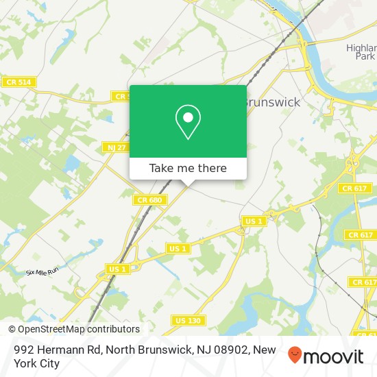 992 Hermann Rd, North Brunswick, NJ 08902 map