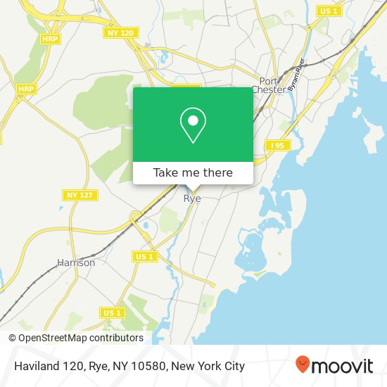 Mapa de Haviland 120, Rye, NY 10580