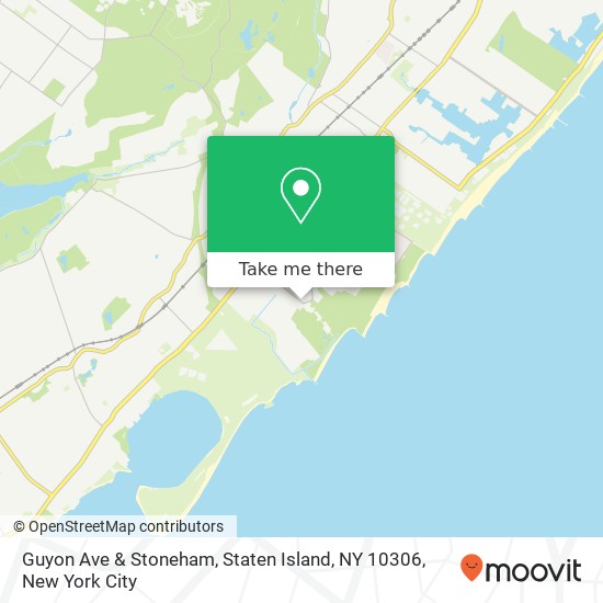 Mapa de Guyon Ave & Stoneham, Staten Island, NY 10306